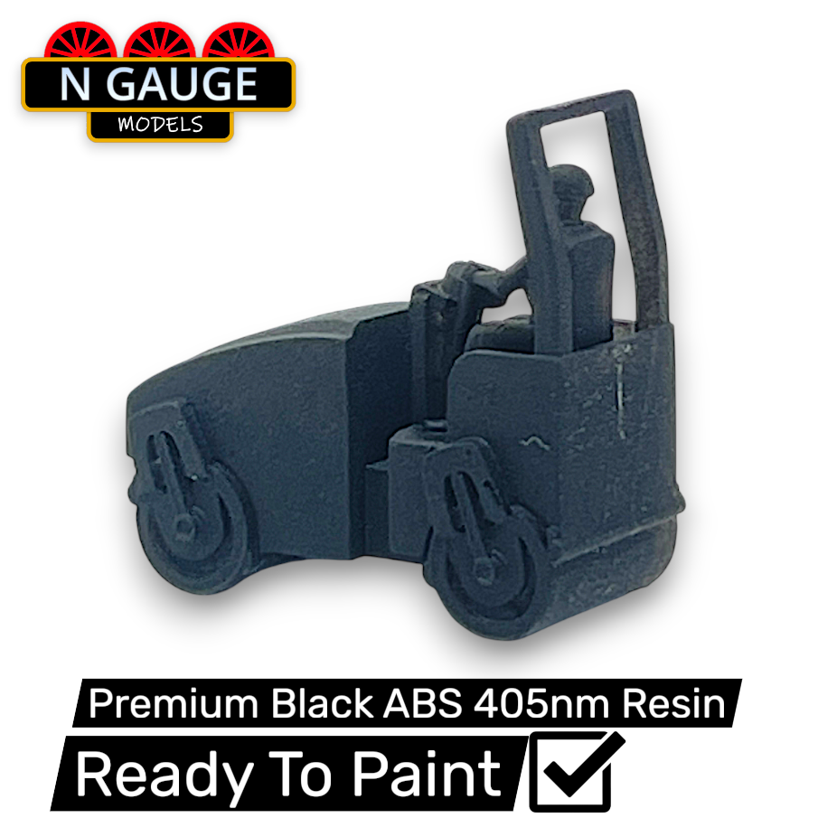 Thumbnail: UNPAINTED Road Roller With Figure! (N Gauge / Scale)