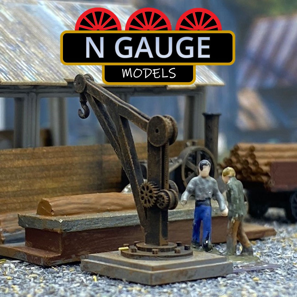 683-1214  -  I beam crane hoist - N Scale main image 1