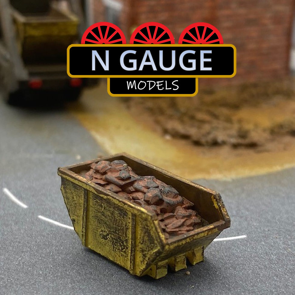 Thumbnail: Refuse Waste Skip's   N Scale Gauge