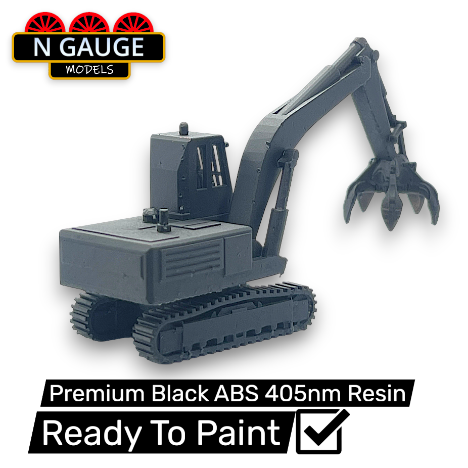 Thumbnail: UNPAINTED Grabber Scrapyard Excavator  'Grab'(N Scale Gauge Mode
