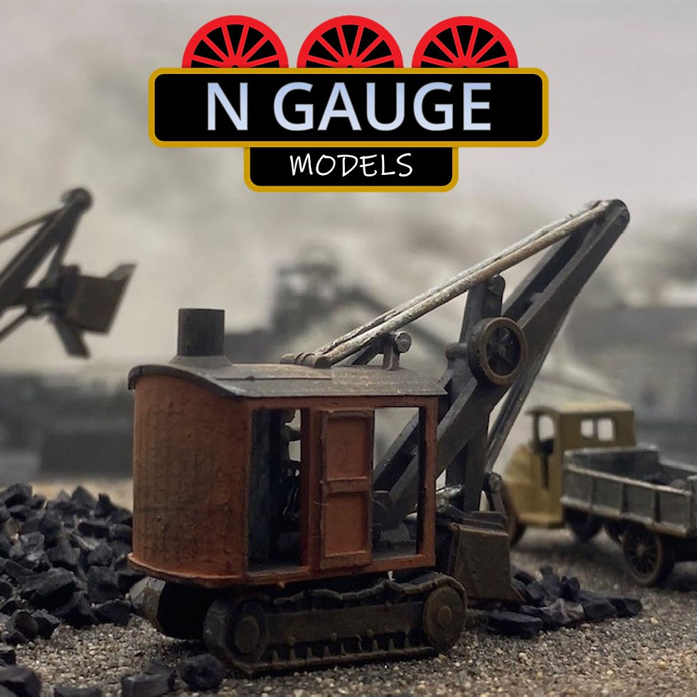 Thumbnail: Steam Shovel (Bucket Down) (N Scale Gauge) 1:148