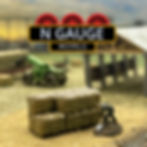Thumbnail: Square Straw / Hay Bales 'Stacked' (N Scale Gauge)