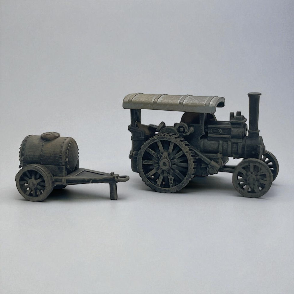 Thumbnail: Traction Engine & Water Trailer (N Scale Gauge)