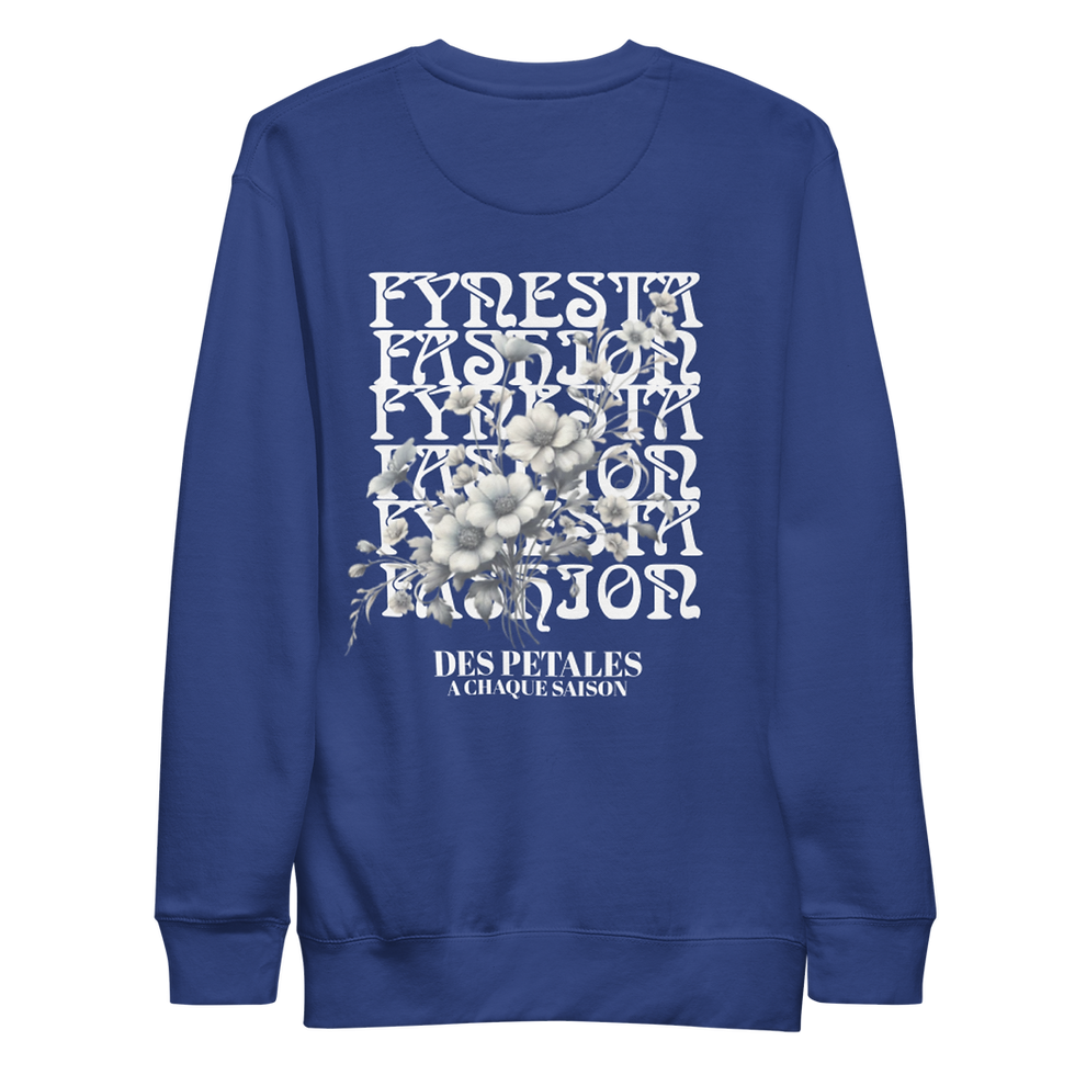 Miniature : Sweatshirt à col rond flowering