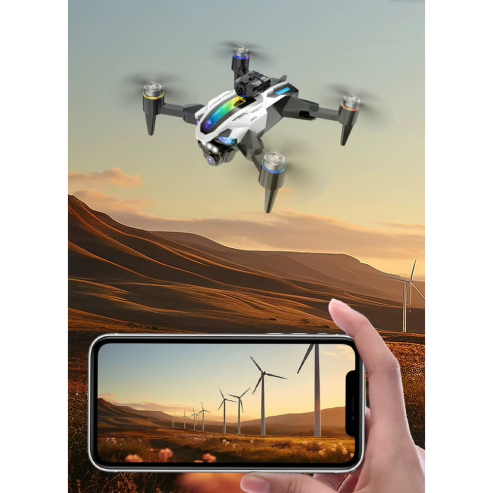 dron w29hw sa kamerom i brushless motorima — 6-kanalni daljinski — detalj 3