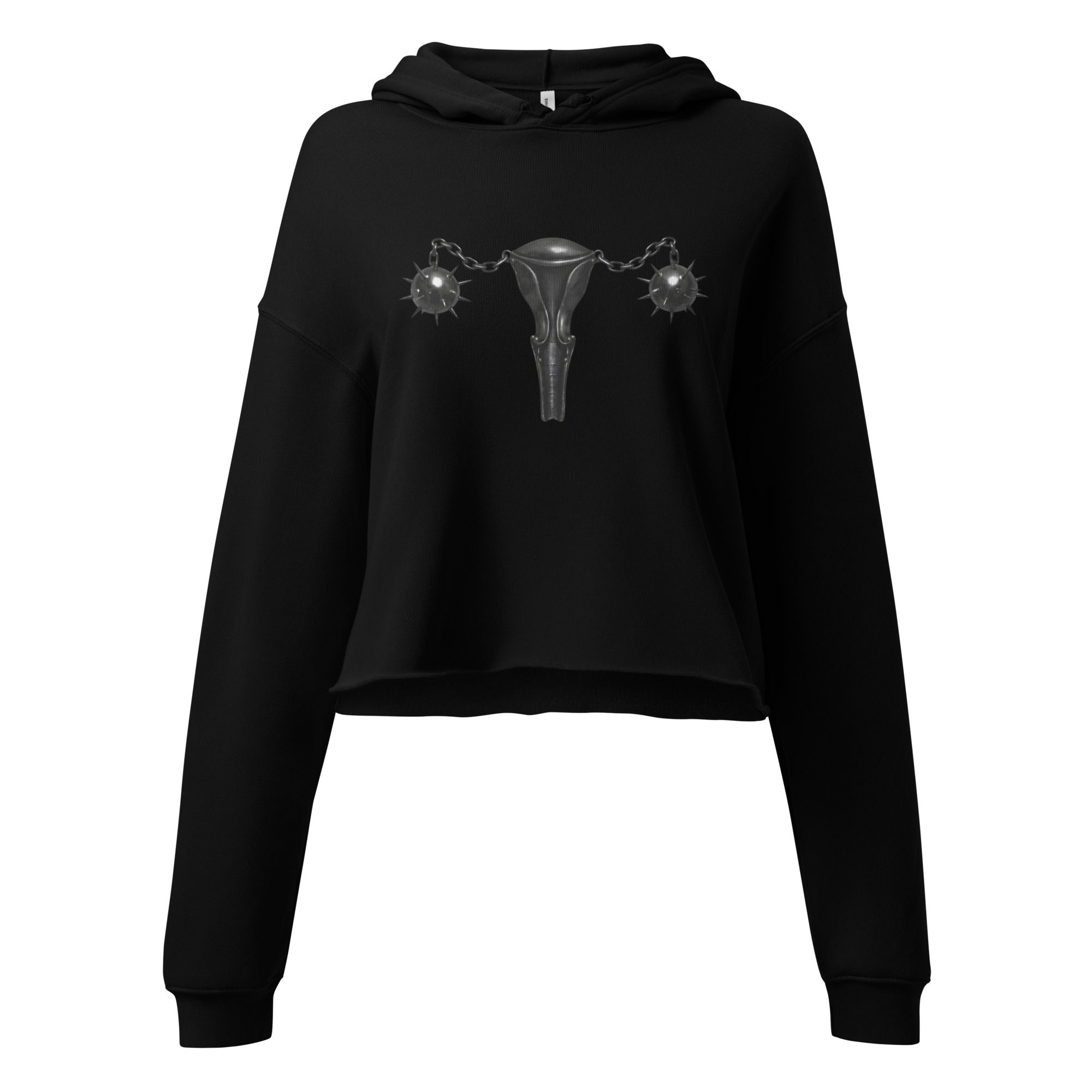 Uterus Crop Hoodie