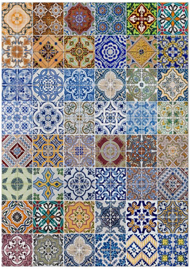 TAPETE MOSAIK CHENILLE PRIMERA 070