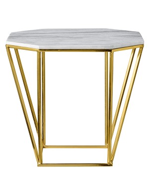 Mesa apoio tampo marmore. 45x45x40