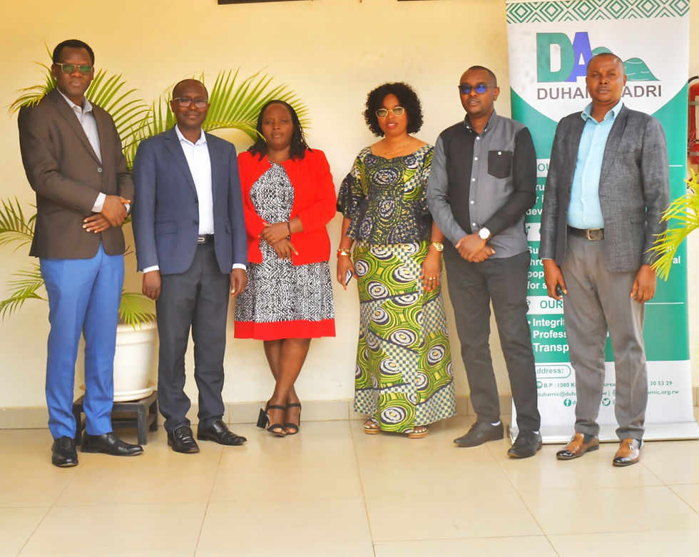 DUHAMIC-ADRI hosted the Mayor of Ngoma District.