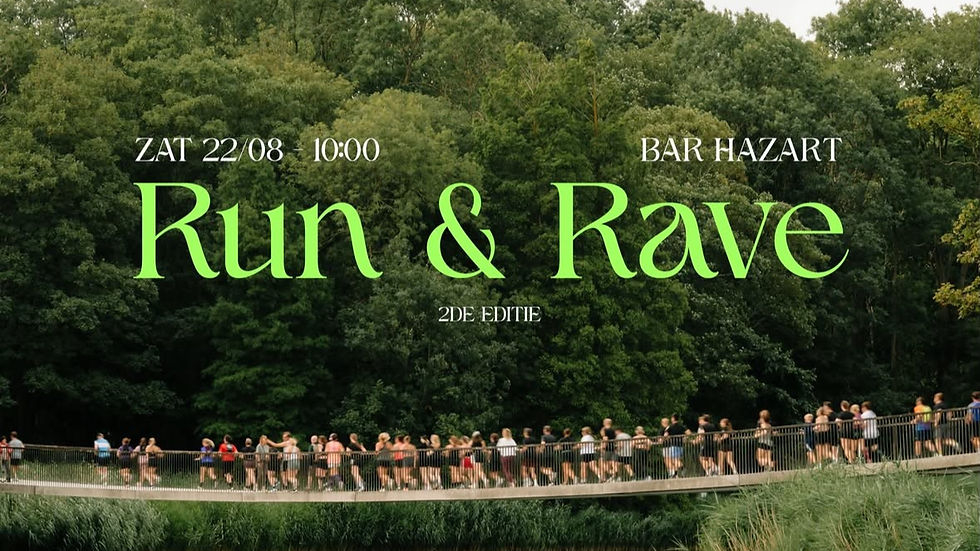 RUN&RAVE x BAR HAZART