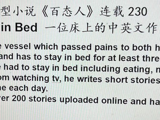 另类正常人微型英文小说《百态人》连载230