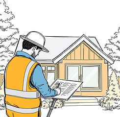 When you’re ready to move forward, our surveyor will return to verify the final measuremen
