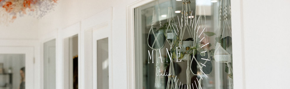 Mane Studio Salon Window