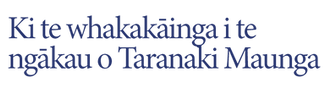 Ki te whakakāinga i tengākau o Taranaki Maunga
