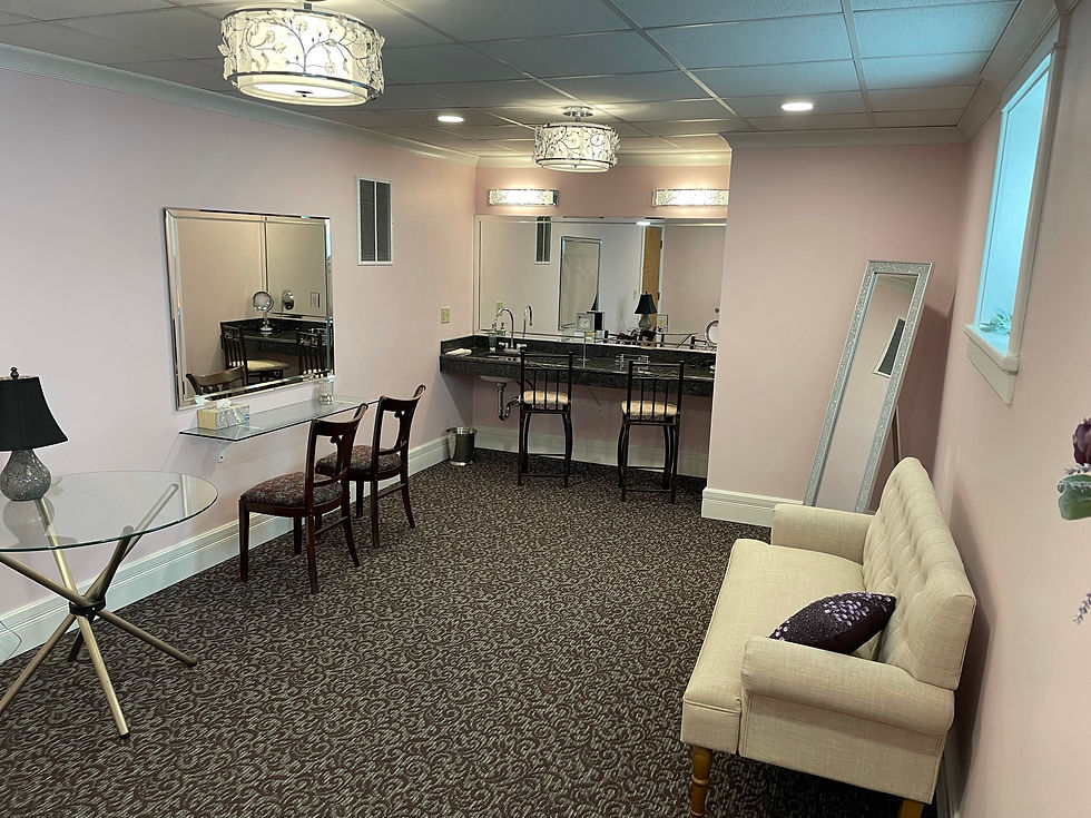 Large dressing area