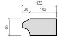 Ball Finial, Baluster, Cills, Flat Coping, Gable False Vent, Moulded Pier Caps, Once Weathered Coping, Pier Caps, Plain Lintels, Plinth Course, Quoins, String Course, Treads and Risers and Twice Weathered Coping.