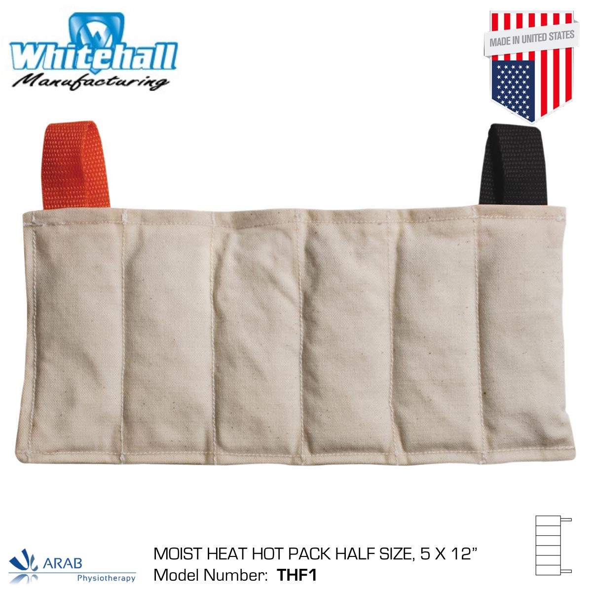 MOIST HEAT HOT PACK, HALF SIZE, 5 X 12"