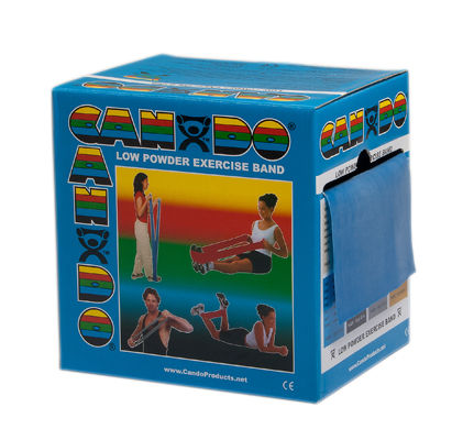 الصورة المصغرة: CanDo® Low Powder Exercise Band - 50 yard roll