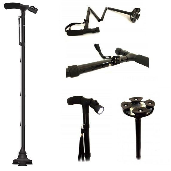 الصورة المصغرة: Magic Foldable Cane with LED Lights