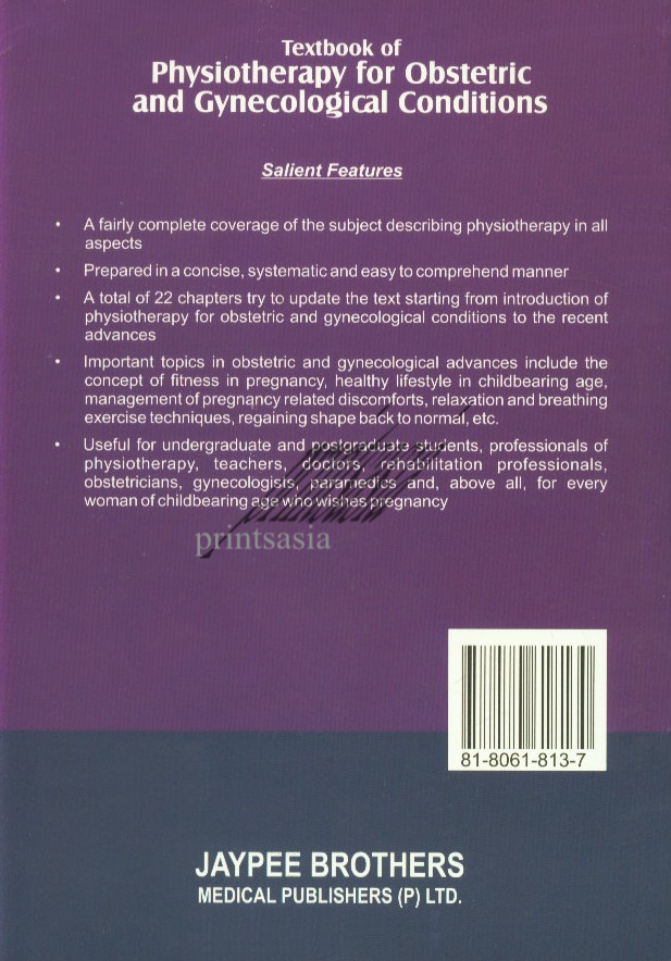 الصورة المصغرة: Textbook of Physiotherapy for Obstetric and Gynecological Conditions