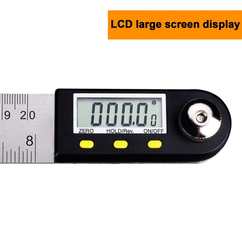 الصورة المصغرة: Stainless Steel Digital Goniometer 20cm