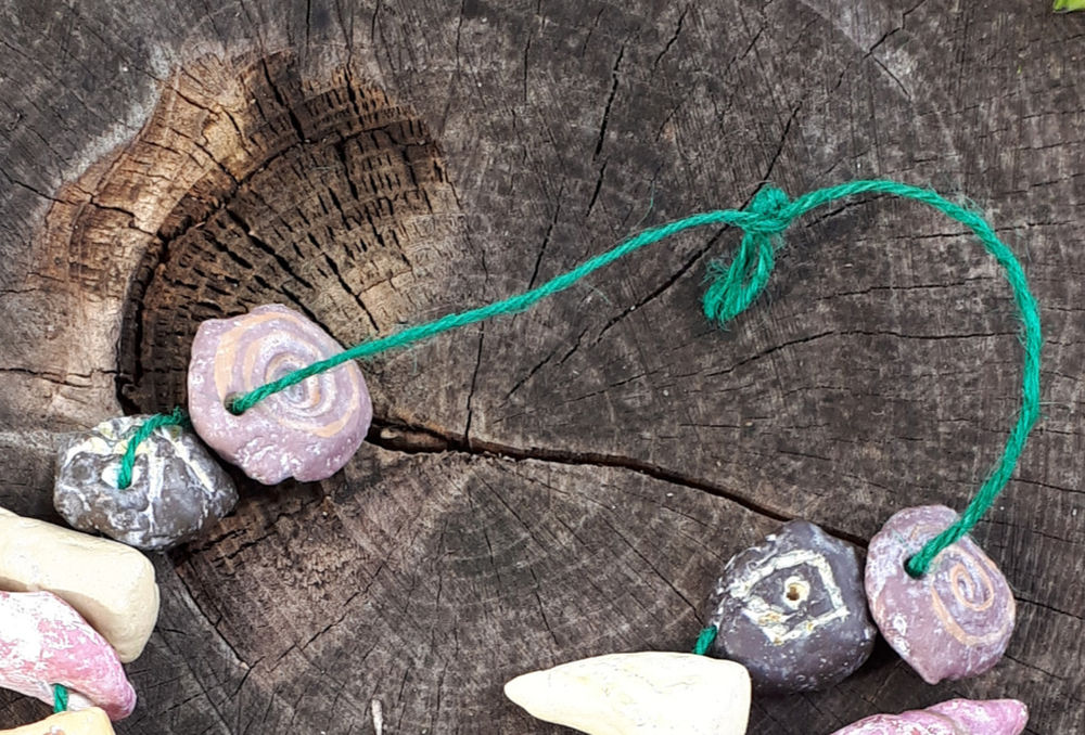 Stone Age Jewellery Craft Activity for Kids