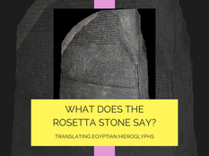 What Does The Rosetta Stone Say? - Translating Egyptian Hieroglyphs