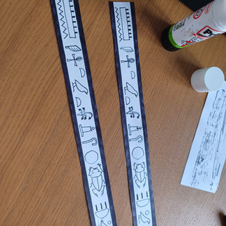 Make your own senet board game - ancient egyptian craft activity for kids