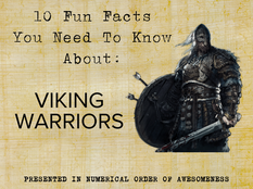 10 Fun Facts You Need To Know About Viking Warriors - A List for KS2