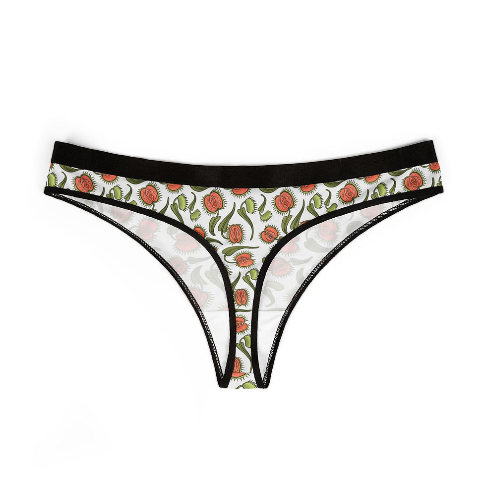 Thumbnail: Floral Women's Thongs - Comfortable & Stylish Underwear