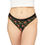 Thumbnail: Floral Print Black Thongs 