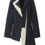 Thumbnail: Navy Pin Striped Irregular Blazer