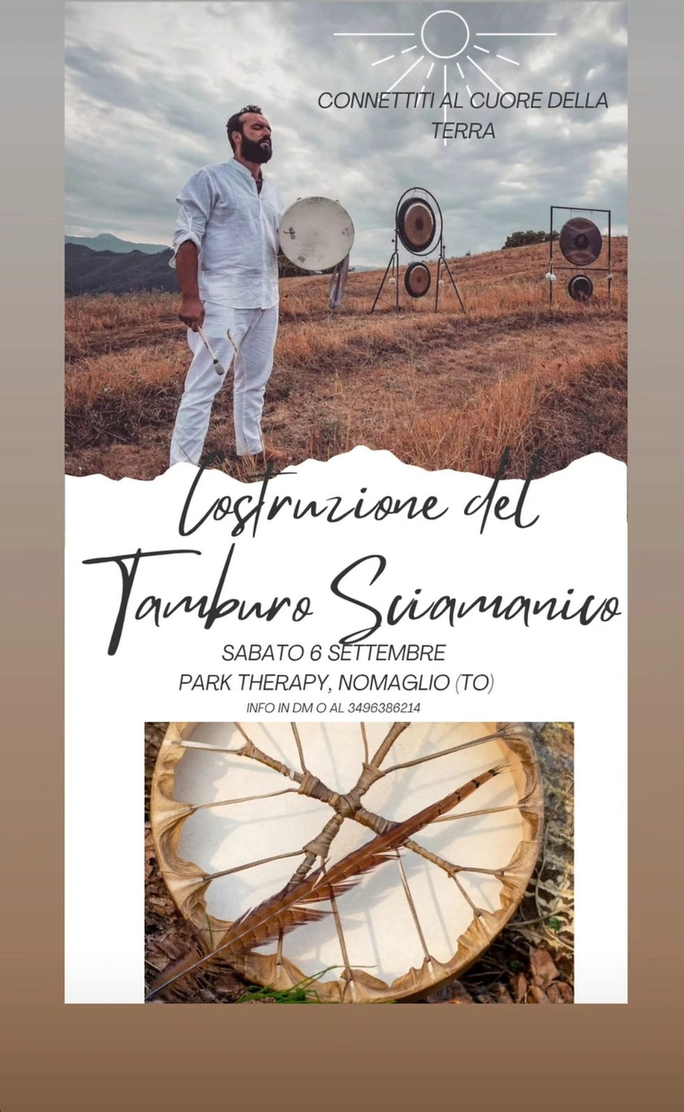 costruzione tamburo sciamanico