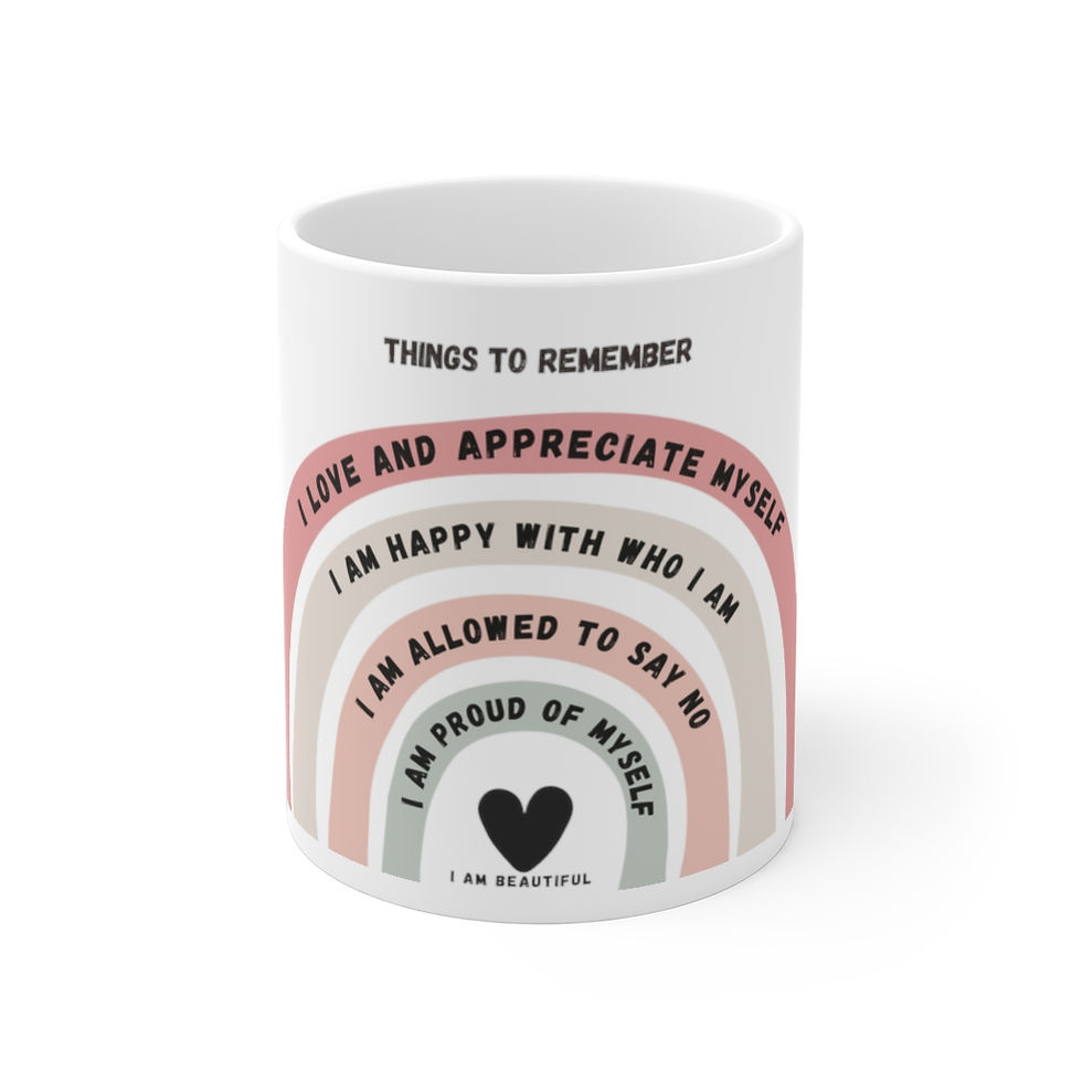 Thumbnail: Things To Remember Self Care Mug,  Mental Health Gifts, Therapy Gifts Idea