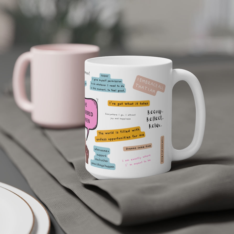 Thumbnail: Coffee mugs for women, Affirmations Mug, Empowerment Mug, Mom Gift