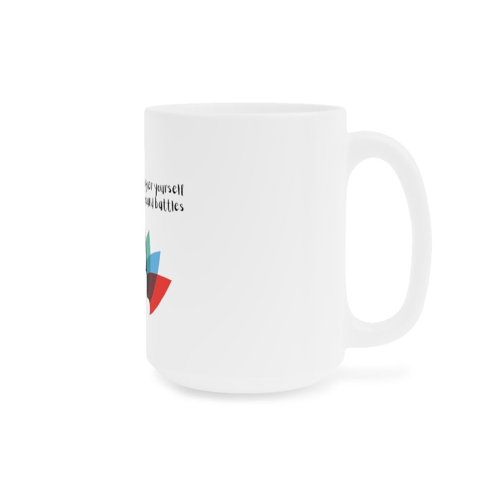 Thumbnail: Buddha Mug, Lotus Mug, Mindset Mug, Quote Mug, Mental Health Inspirational Mug