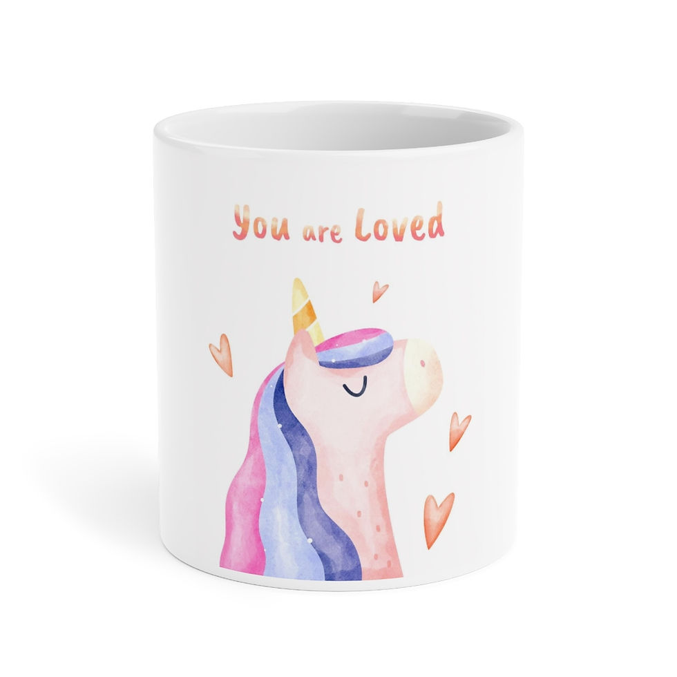 Thumbnail: Unicorn Mug, You Are Super Cute Inspirational Unicorn Ceramic Mugs