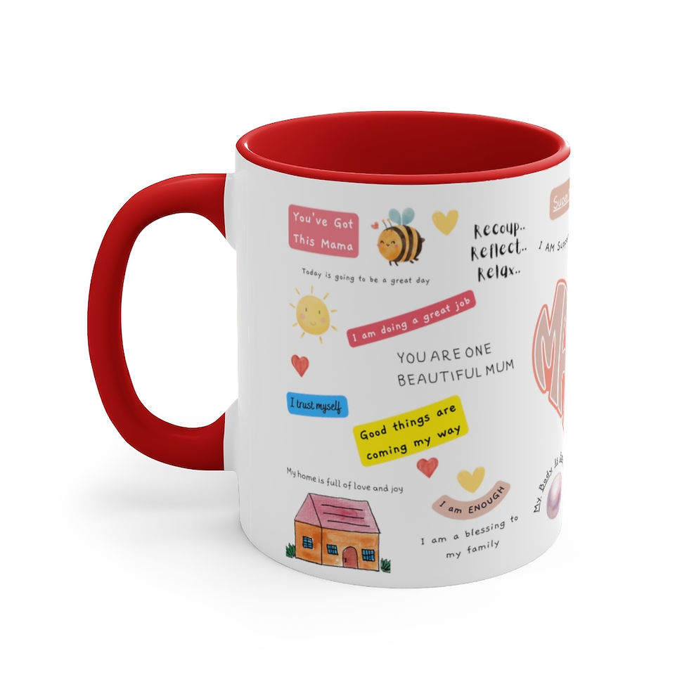 Thumbnail: Mama Mug, Affirmations Mug, Positive Affirmations, Inspirational Mom Mug Gift