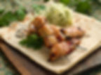 Fish souvlaki
