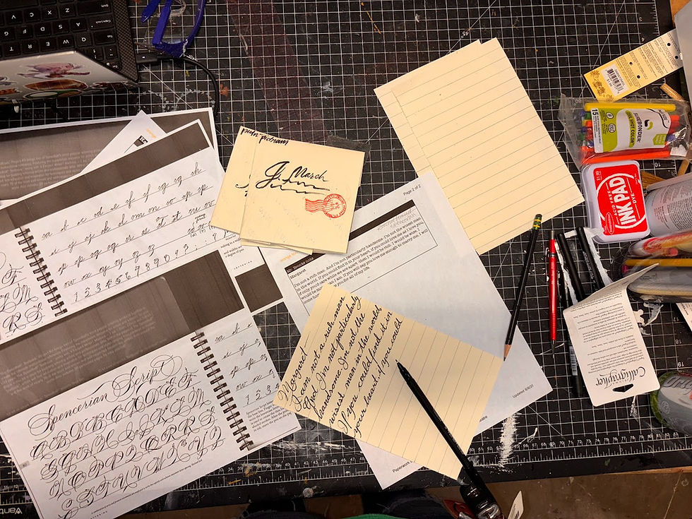 Handwritten letters