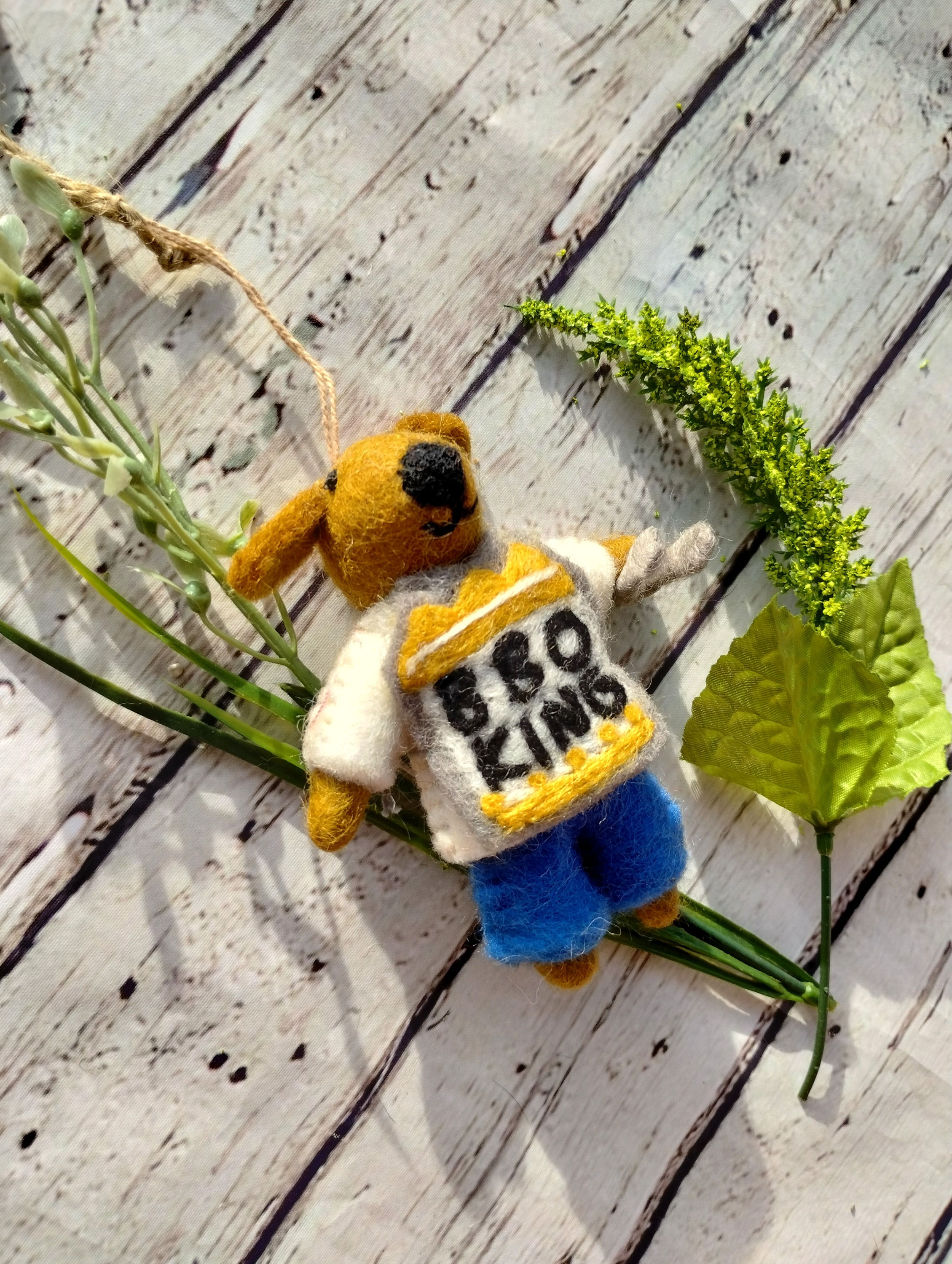 BBQ King Dog Ornament