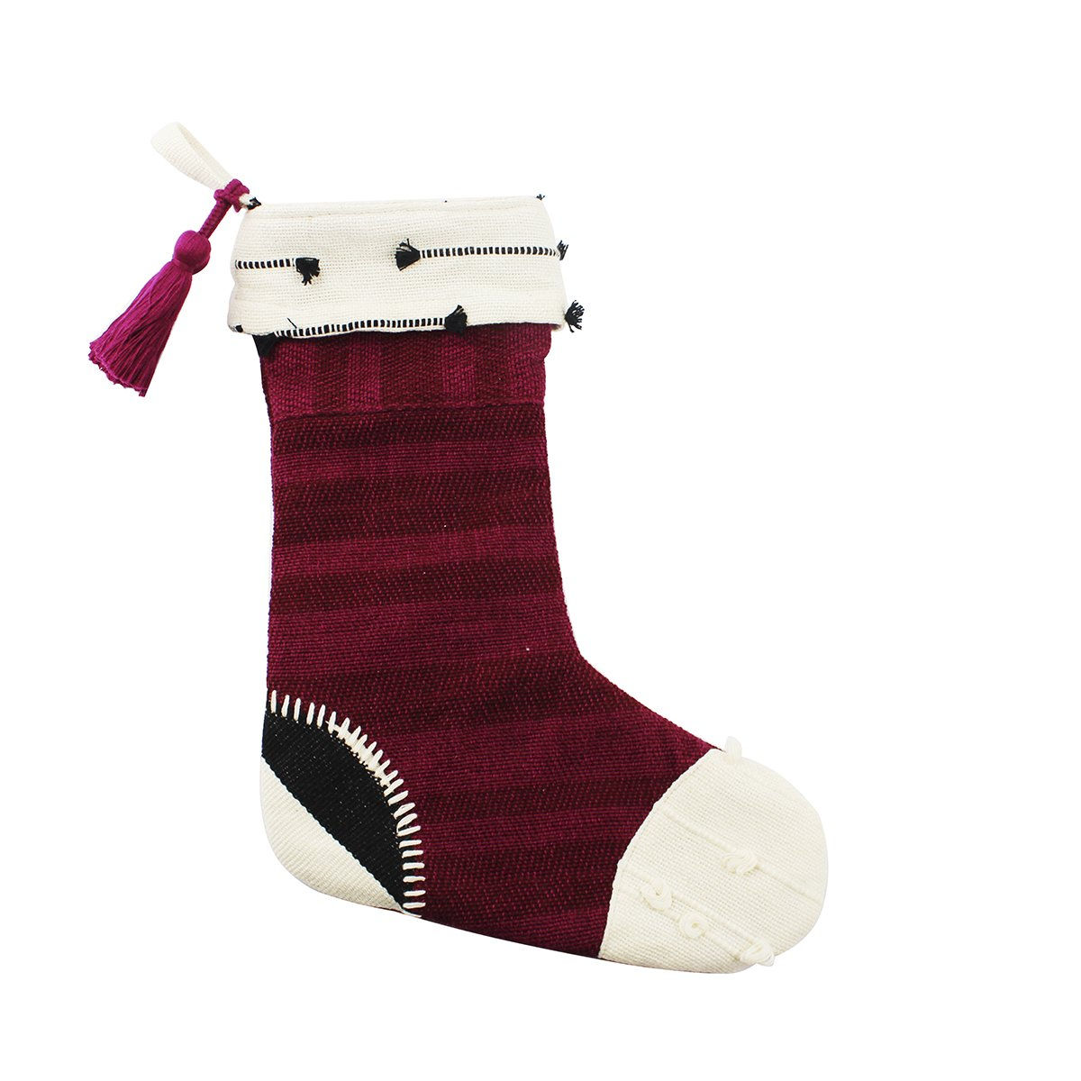 Mulberry Patchwork Stocking