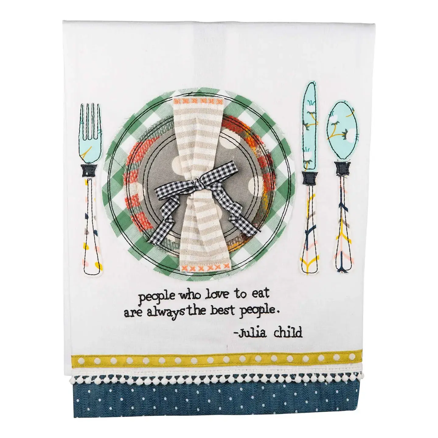 People Who Love to Eat Tea Towel