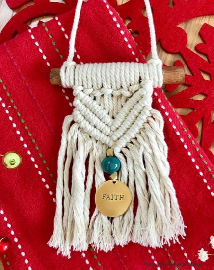 Thumbnail: Faith, Hope, & Love Mini Macrame