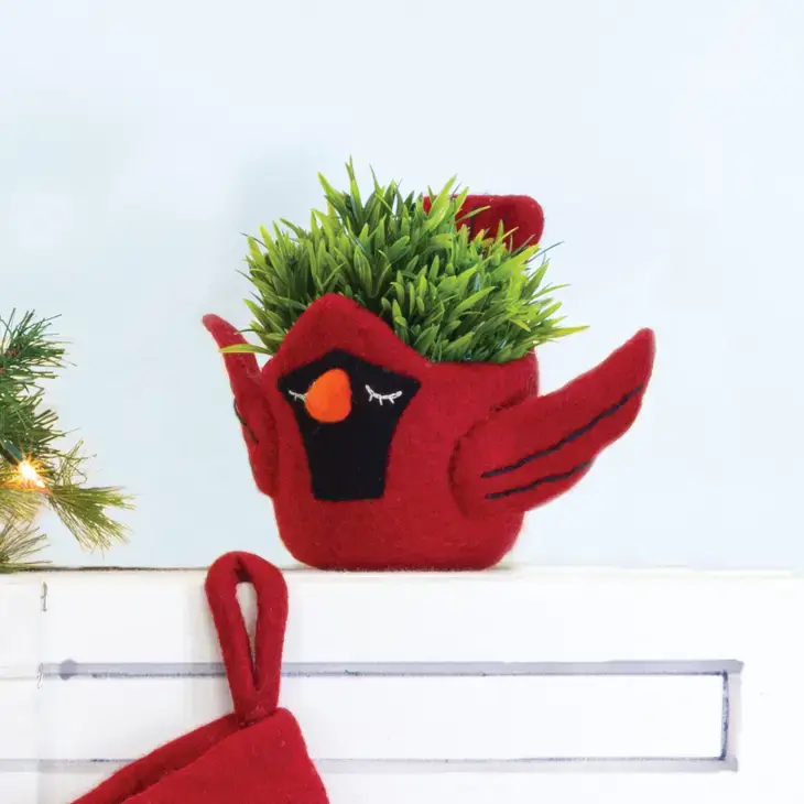 Thumbnail: Cardinal Felted Planter