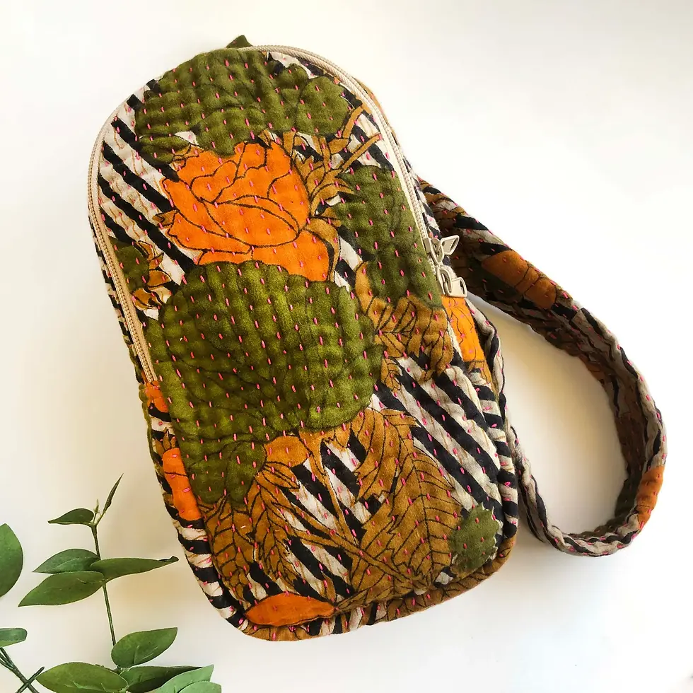 Thumbnail: Kantha Oversize Sling Bag