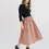 Thumbnail: Mya Drawstring Skirt - Cocoa Stripe