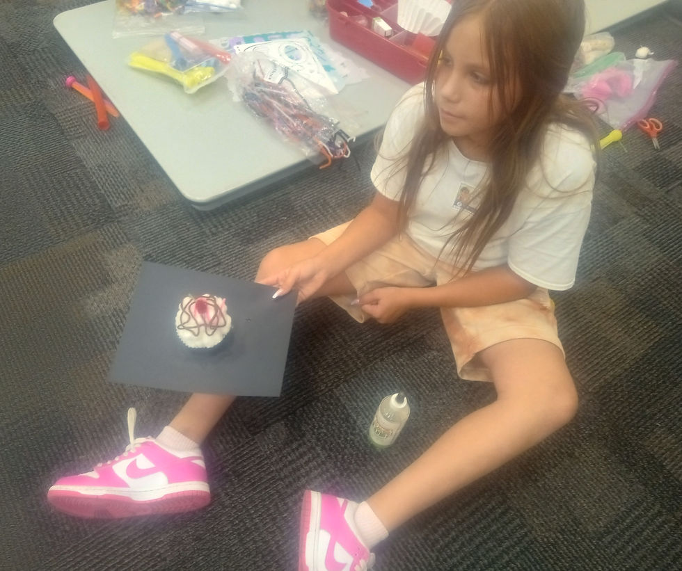 This realistic looking cupcake was designed by a young girl who shared about her passion for cooking.