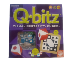 Q-bitz Visual Dexterity Game for Kids - Educational Logic Game with Colored Cubes