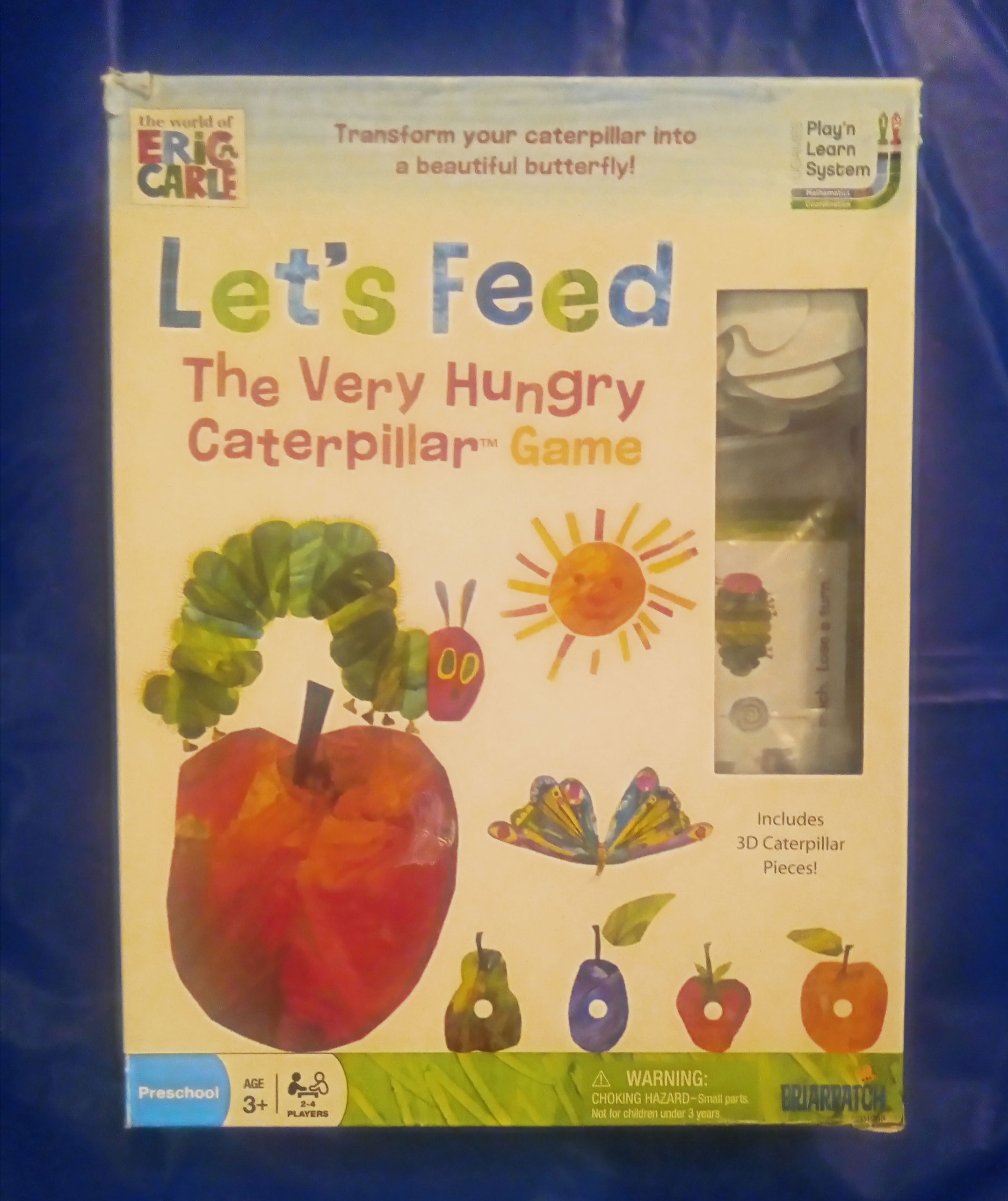 Briarpatch Feed the Very Hungry Caterpillar board game packaging.